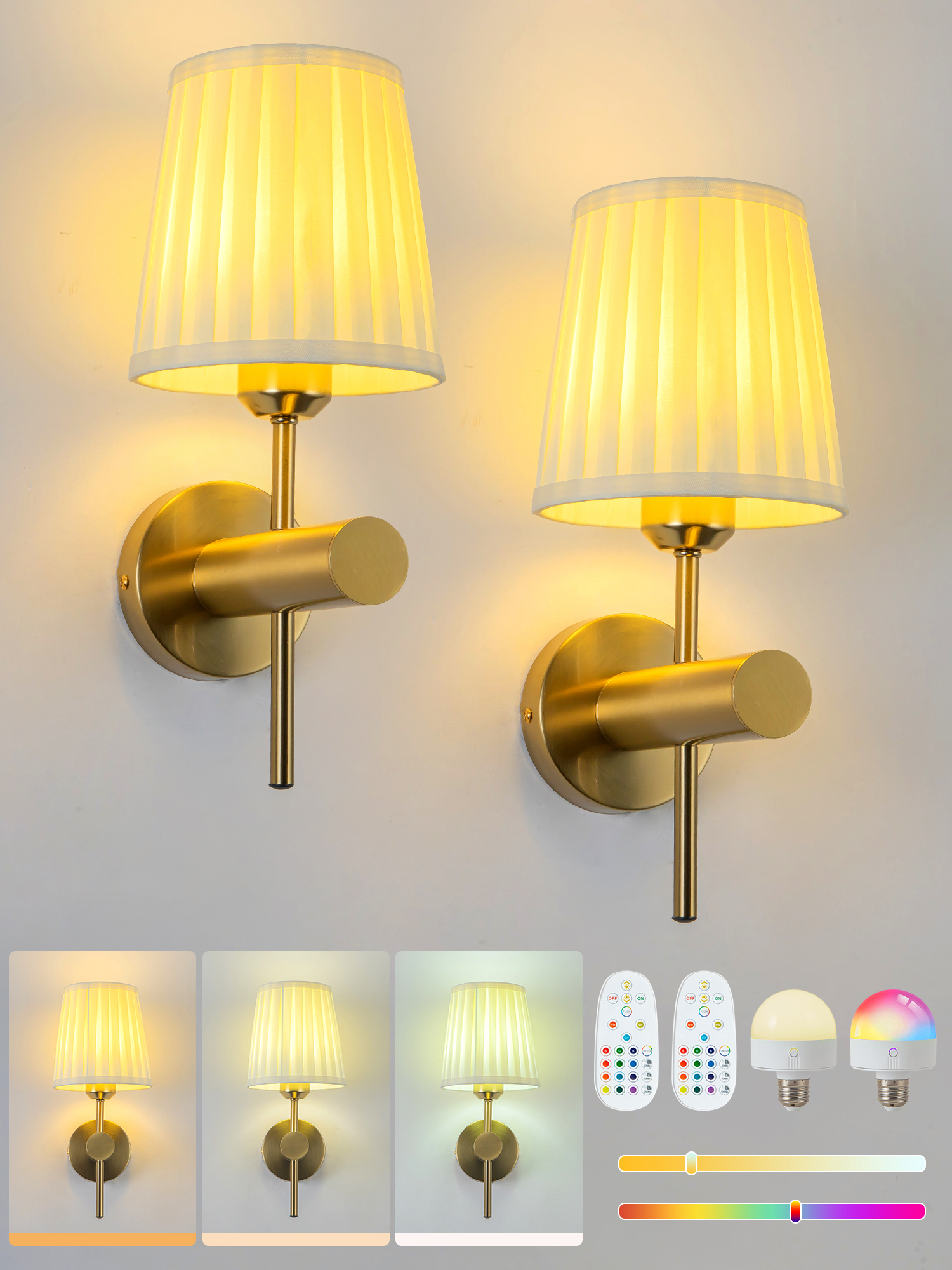 Power Bank Wireless - Battery-Powered Wall Light, Rechargeable Wireless Wall