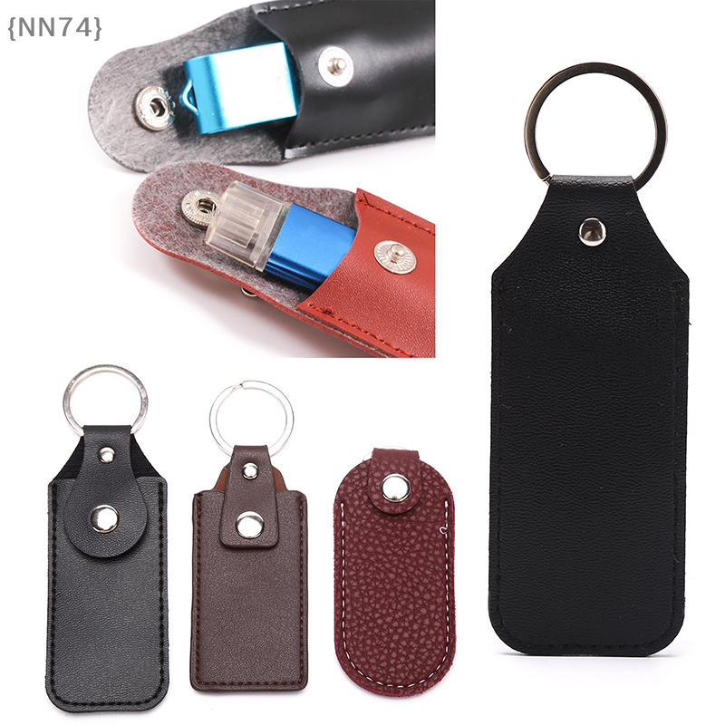 Jet Tech Accessories - Leather Key Ring Case for USB