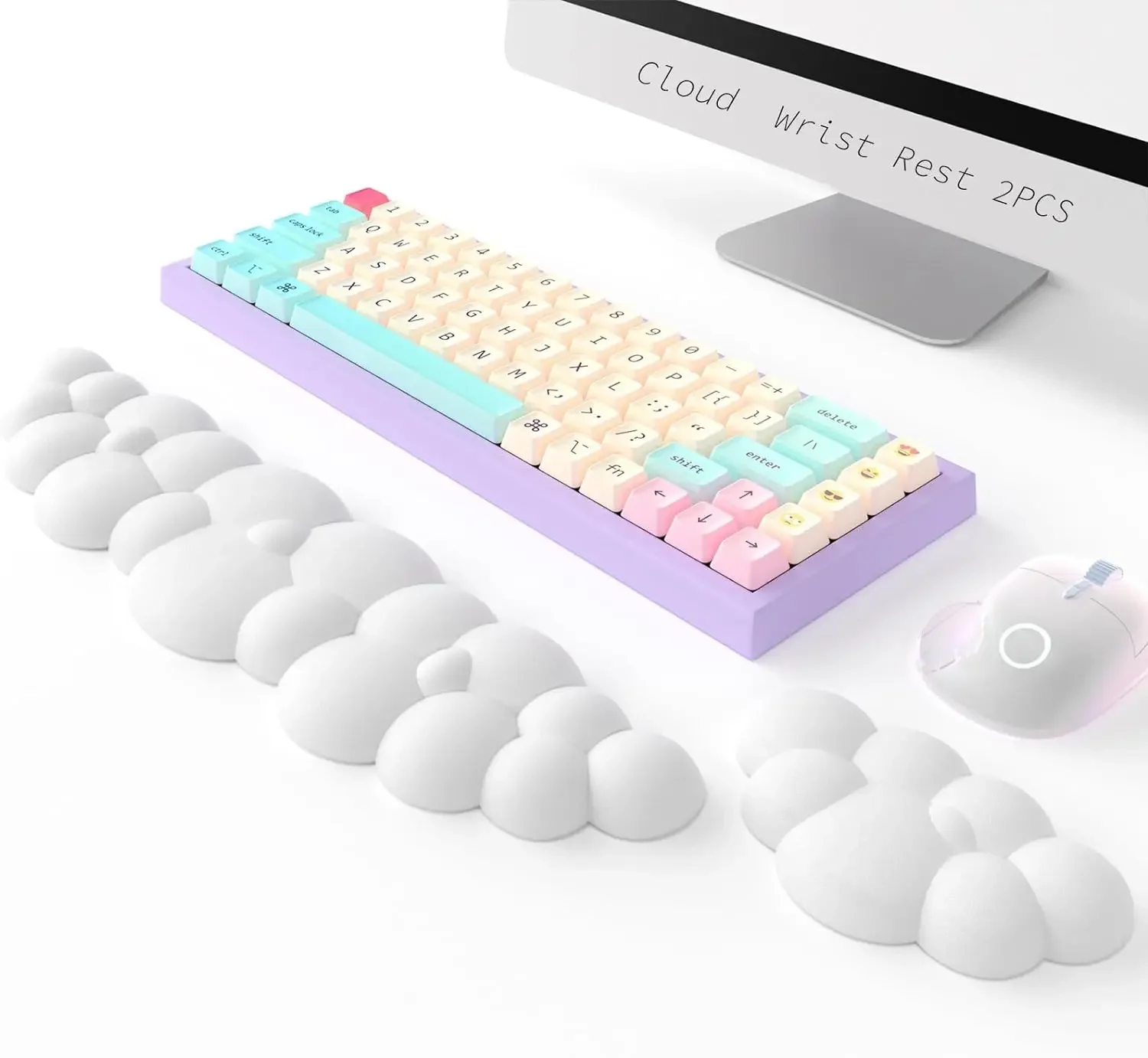 Keyboard Wrist Pad Leather - Keyboard Cloud Wrist Rest Memory Foam