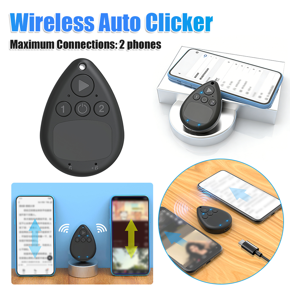 Power Bank Wireless - Wireless Auto Clicker with Battery Hands