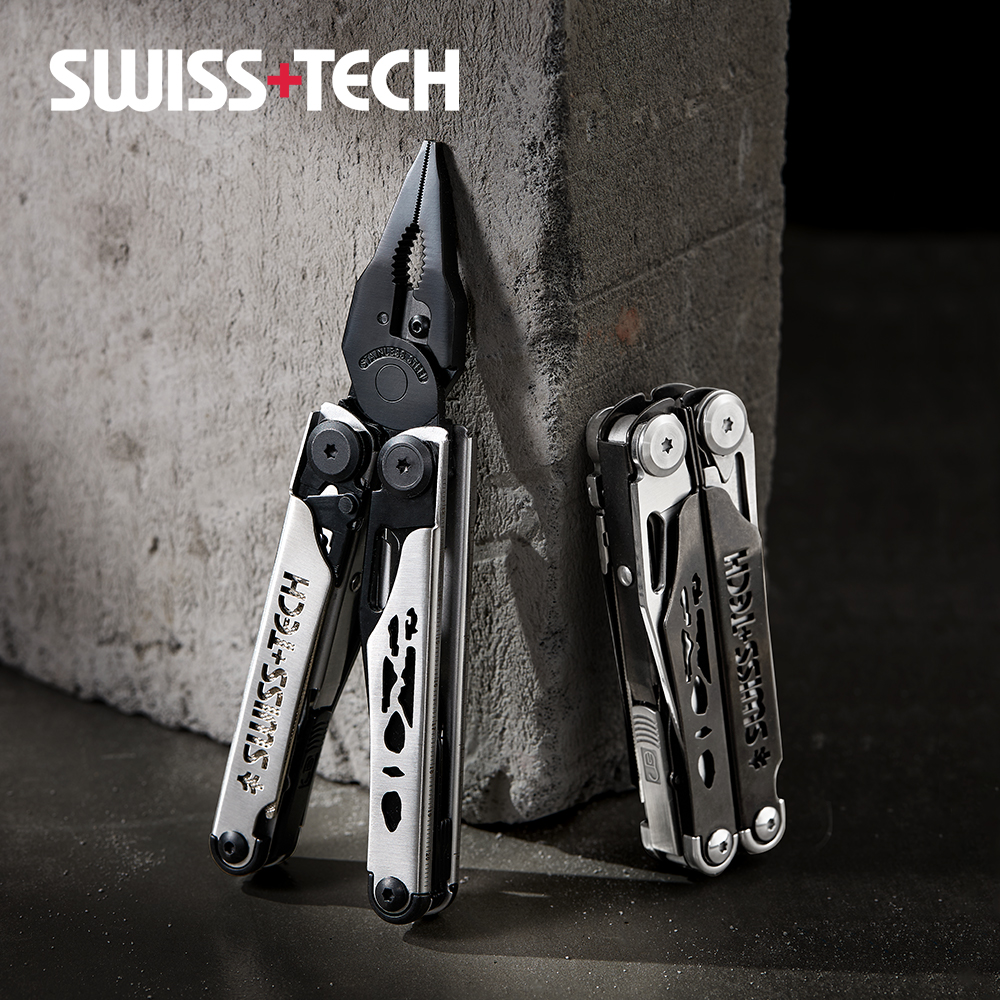 Tech Accessories Kit - SWISS TECH Multifunctional Folding Pliers 37