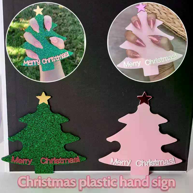 Jet Tech Accessories - Christmas Tree Nail Art Display Card