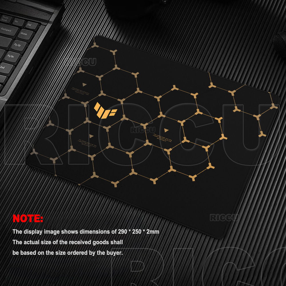 Tech Table Accessories - Hexagon TUF Gaming Mouse Pad Rubber