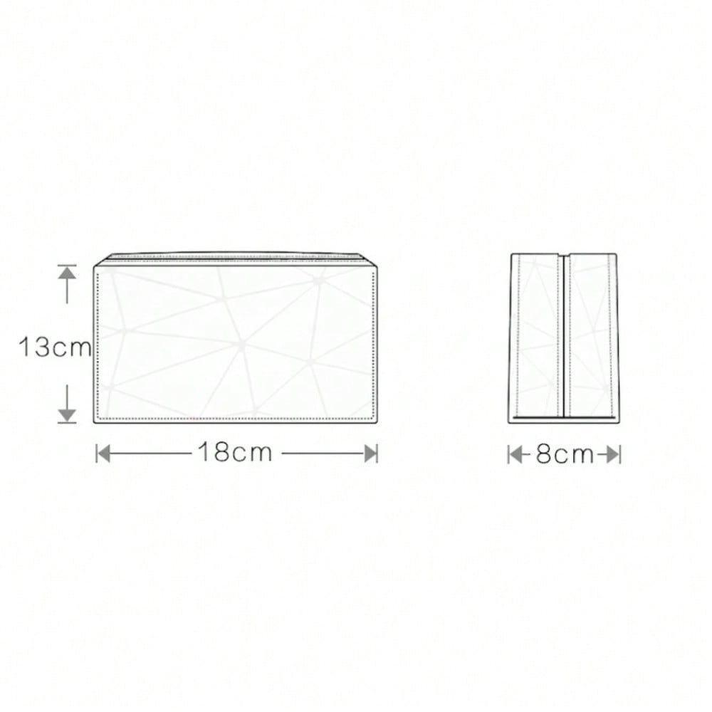 Geometric Luminous Makeup Bag  - Tech Accessories Travel Organizer Pouch review and price