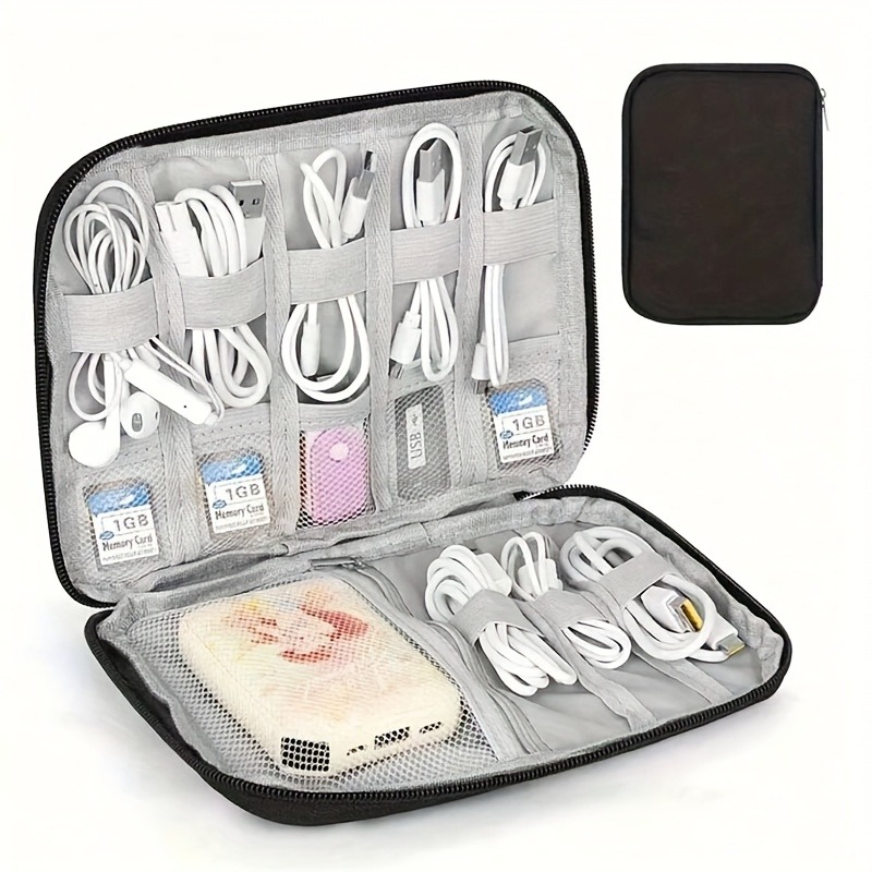 A Multi-Pocket Electronic Acce - Tech Accessories Travel Organizer Pouch review and price