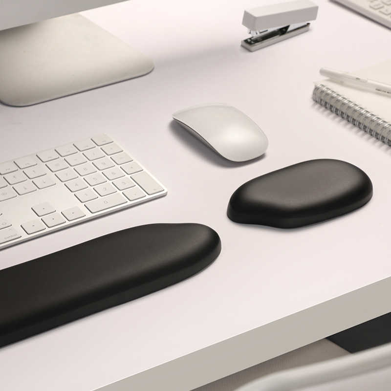 Rice Silicone Wrist Mouse Pad  - Keyboard Wrist Pad Leather review and price
