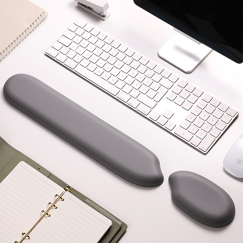 Rice Silicone Wrist Mouse Pad  - Keyboard Wrist Pad Leather review and price