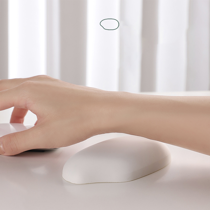 Rice Silicone Wrist Mouse Pad  - Keyboard Wrist Pad Leather review and price
