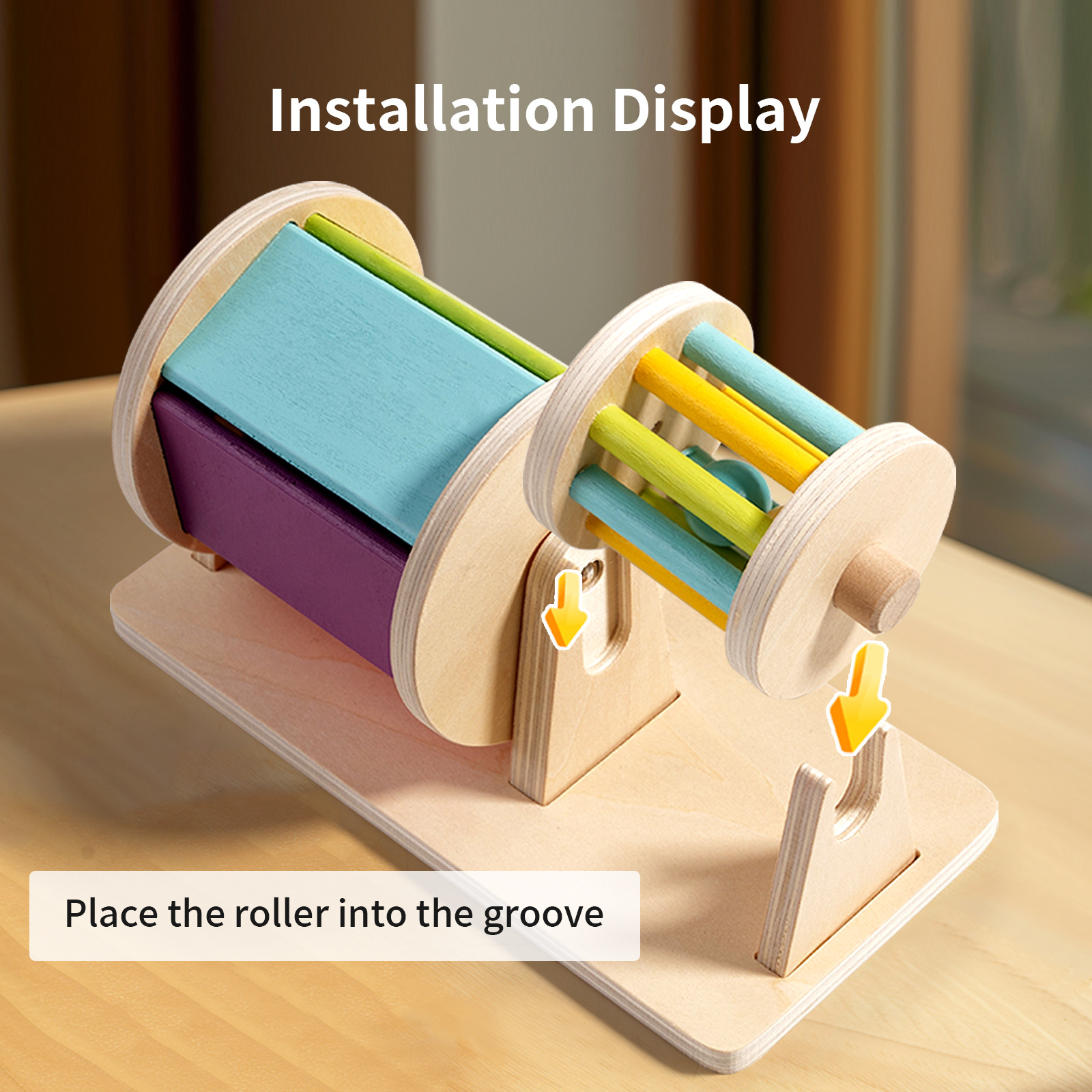 Wooden Montessori Color Rollin - Tech Accessories Gifts review and price