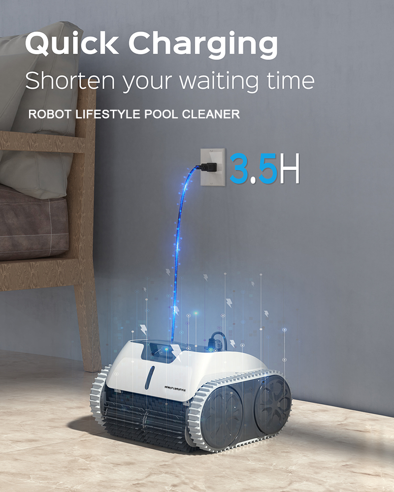 Robotic Swimming Pool Cleaner  - Power Bank Wireless review and price