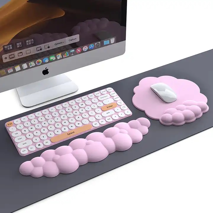 Waterproof PU Leather Mouse Pa - Keyboard Wrist Pad Leather review and price