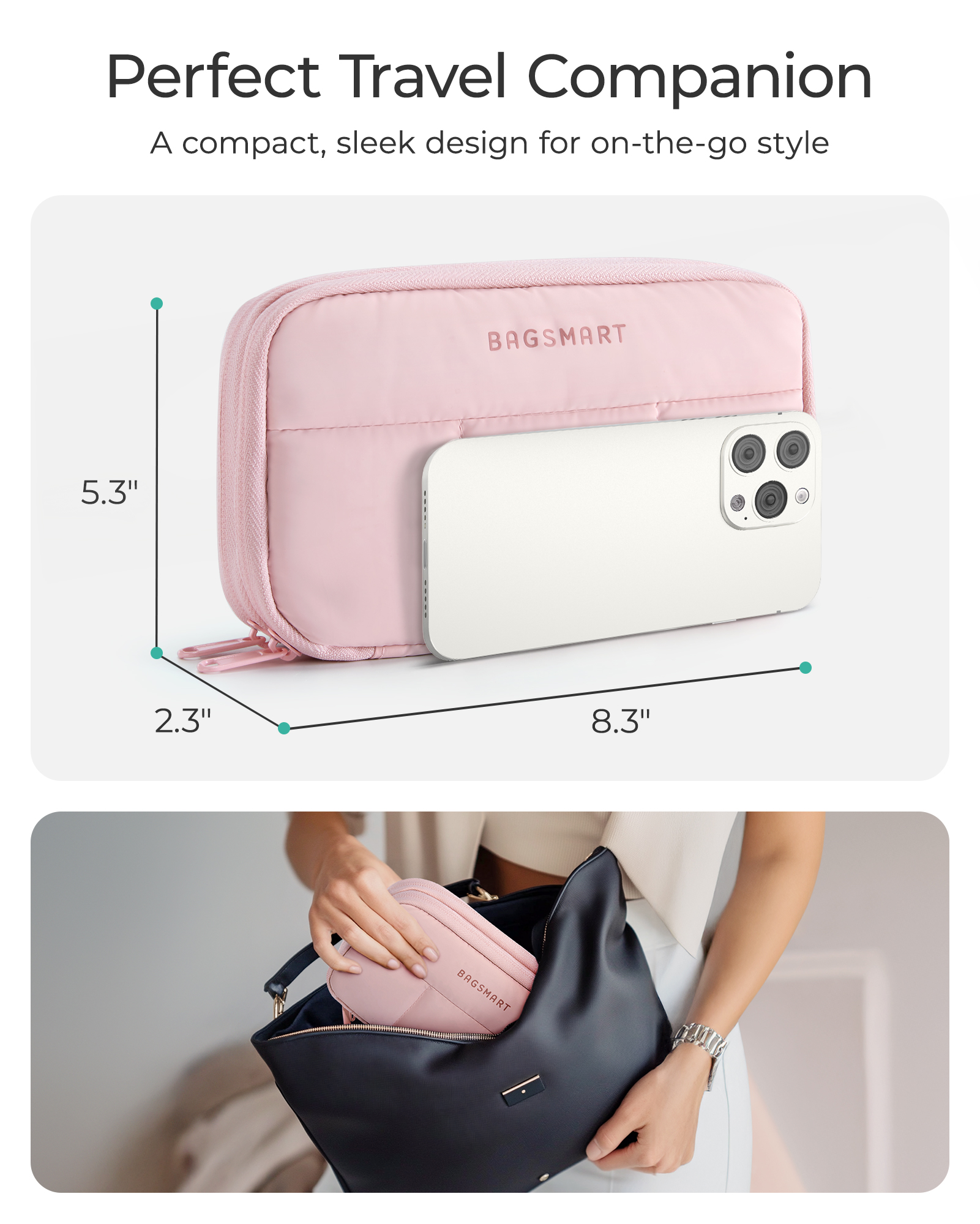 BAGSMART Cable Organiser Trave - Tech Accessories Backpack review and price