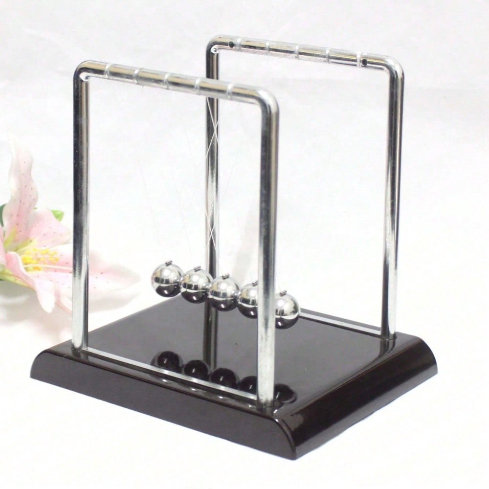 Black Metal Newton's Cradle Ba - Tech Accessories Gifts review and price