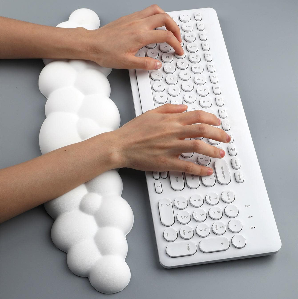 Mouse pad with wrist rest keyb - Keyboard Wrist Pad Leather review and price