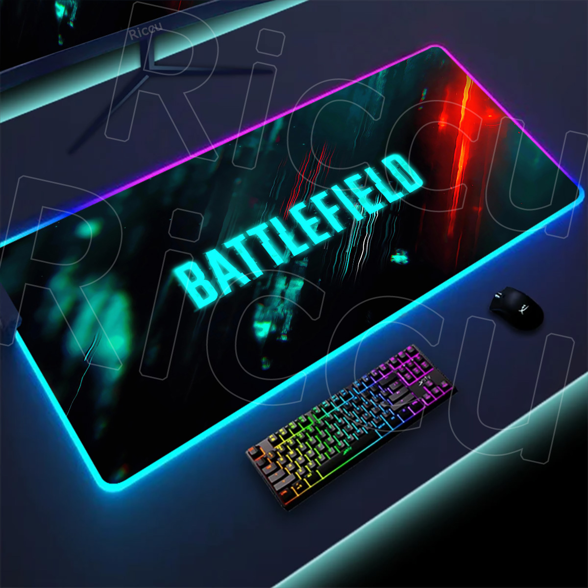 New Gamer Rgb Desk Mat Back Li - Tech Table Accessories review and price