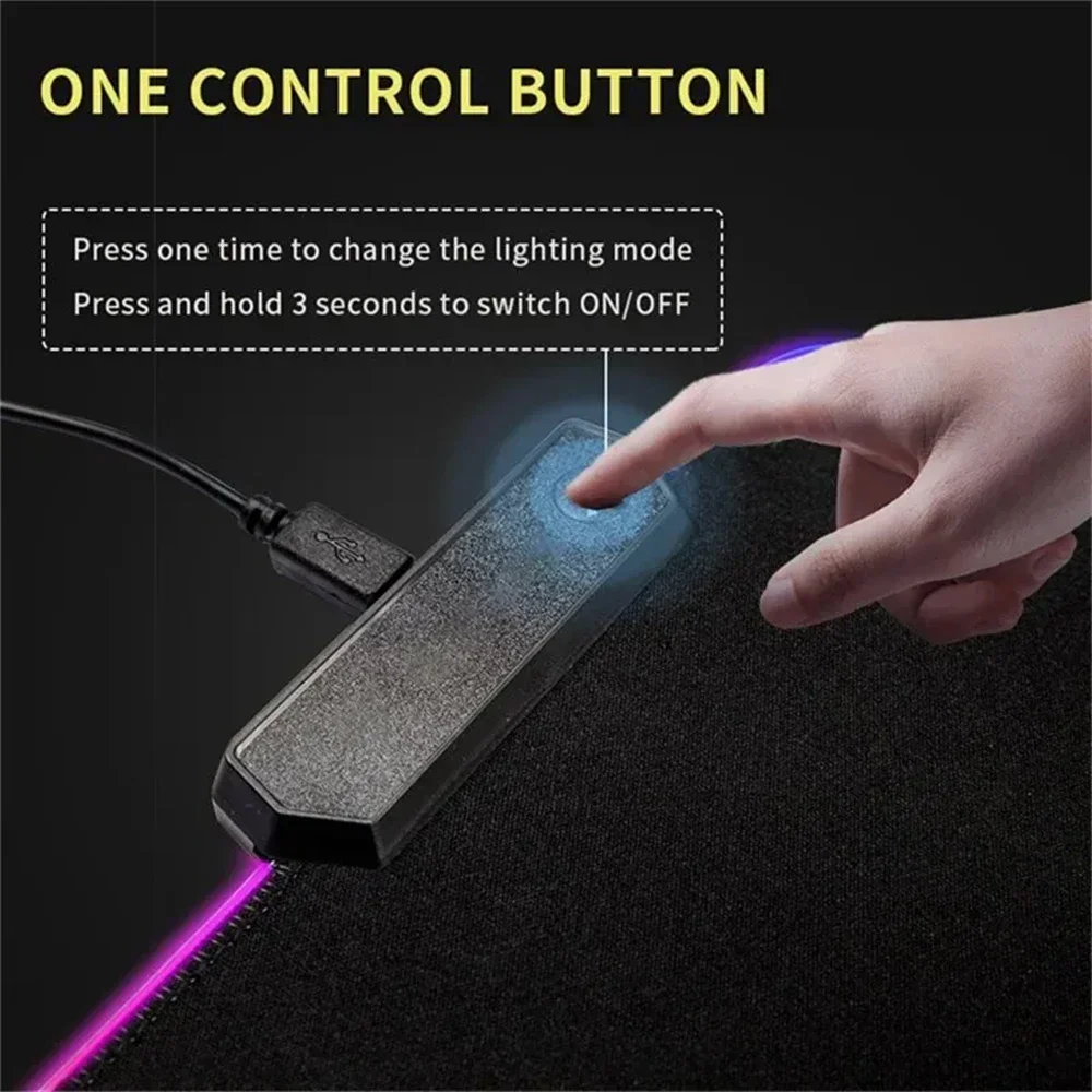 New Gamer Rgb Desk Mat Back Li - Tech Table Accessories review and price