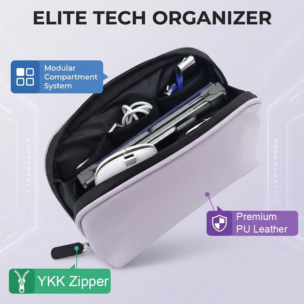 Tech Organizer Bag Portable El - Tech Accessories Travel Organizer Pouch review and price