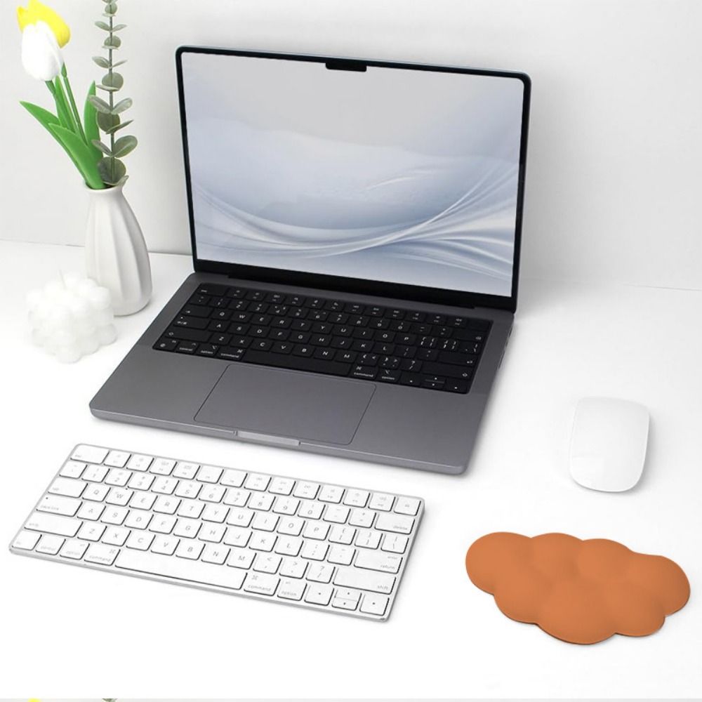 Soft Cloud Shaped Keyboard Wri - Keyboard Wrist Pad Leather review and price