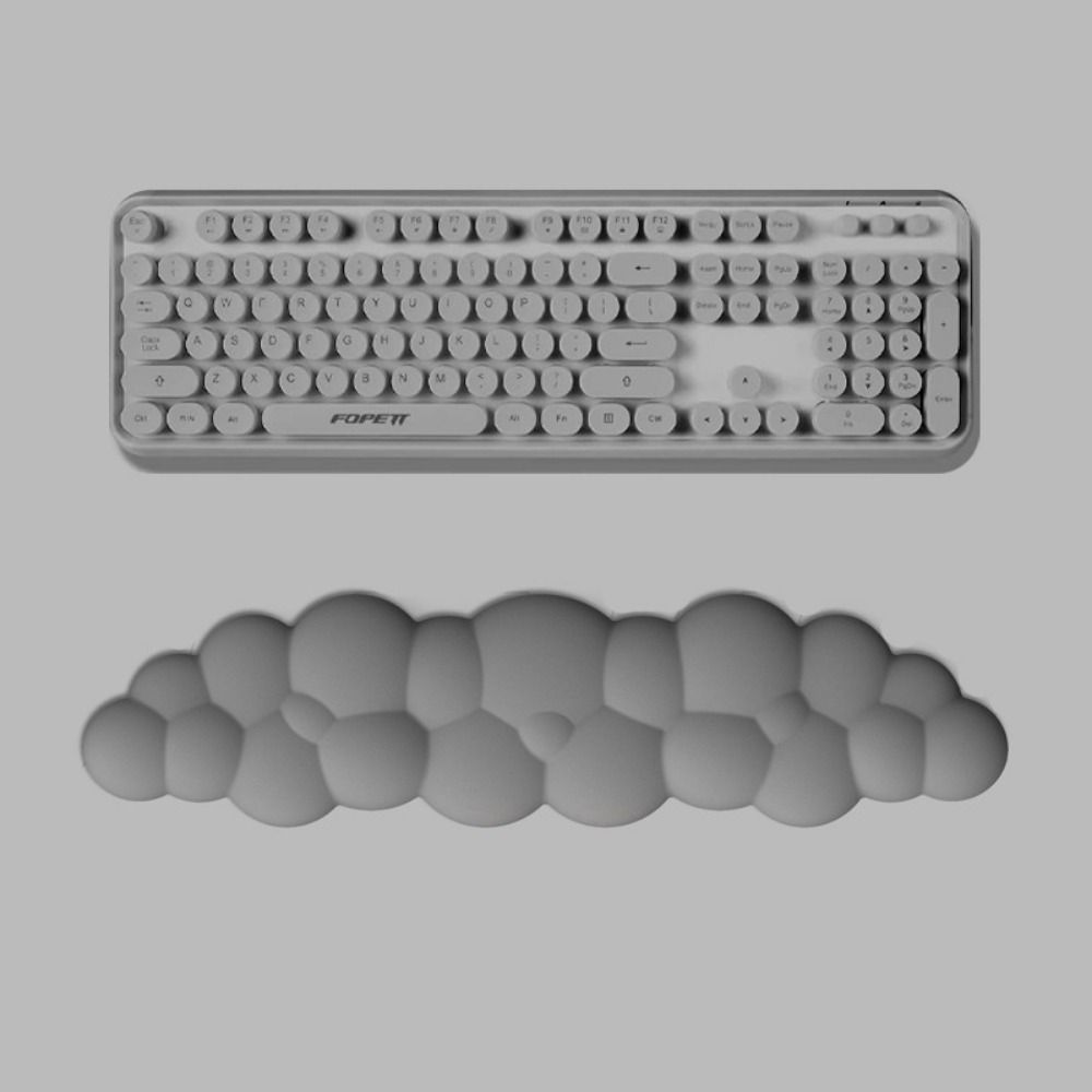 Soft Cloud Shaped Keyboard Wri - Keyboard Wrist Pad Leather review and price