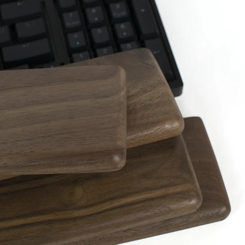 Black Walnut Palm Rest Custom  - Keyboard Wrist Pad Leather review and price