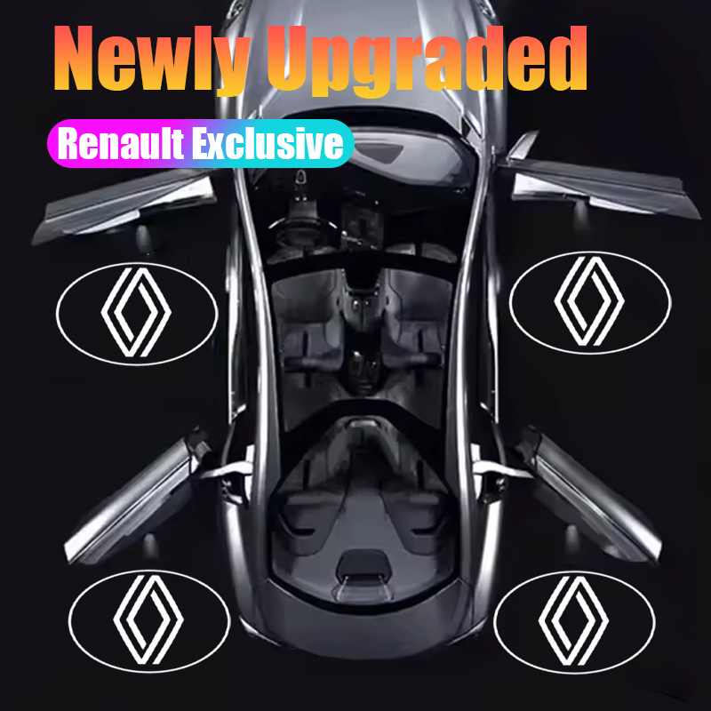 2pcs HD Car Door Welcome Light - Tech Accessories Renault review and price