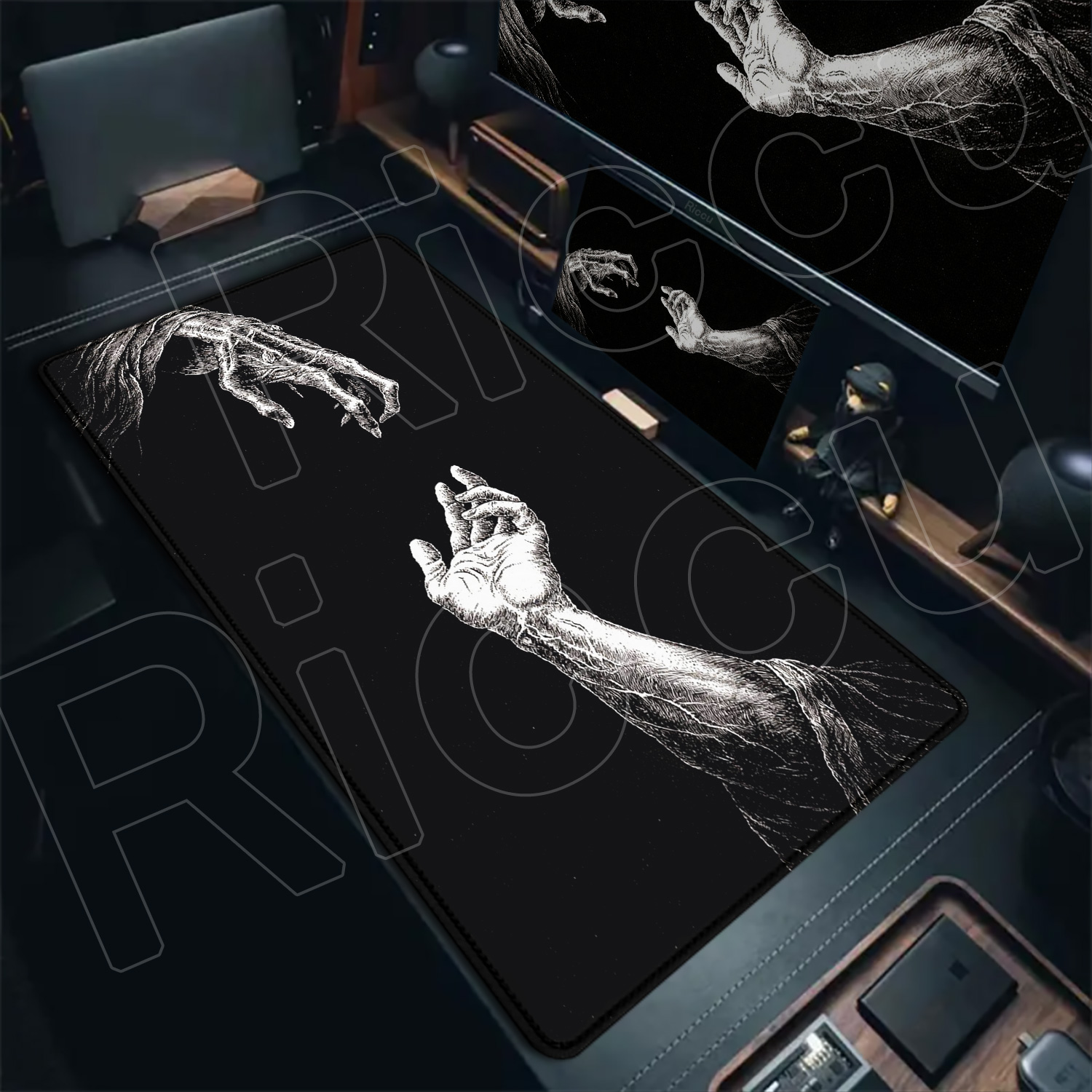 HD Large Black White XXL Gothi - Tech Table Accessories review and price