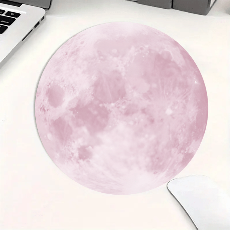 Moon pattern  round Mouse Pad  - Tech Table Accessories review and price
