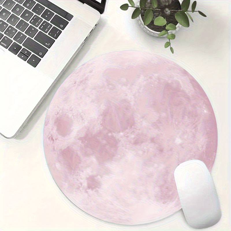 Moon pattern  round Mouse Pad  - Tech Table Accessories review and price