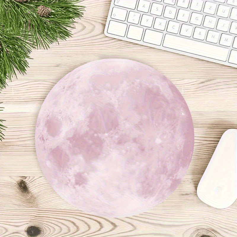 Moon pattern  round Mouse Pad  - Tech Table Accessories review and price