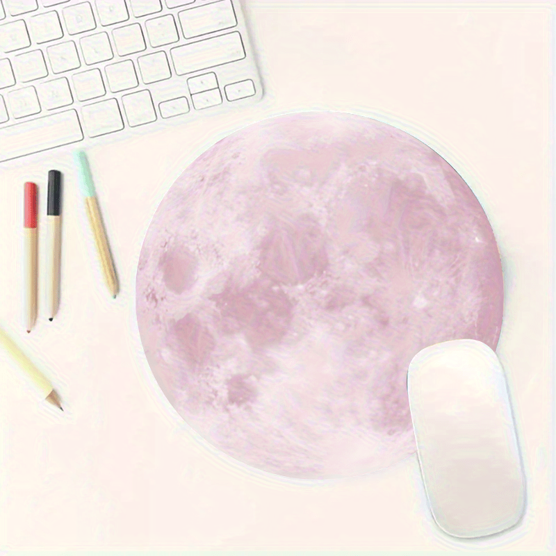 Moon pattern  round Mouse Pad  - Tech Table Accessories review and price
