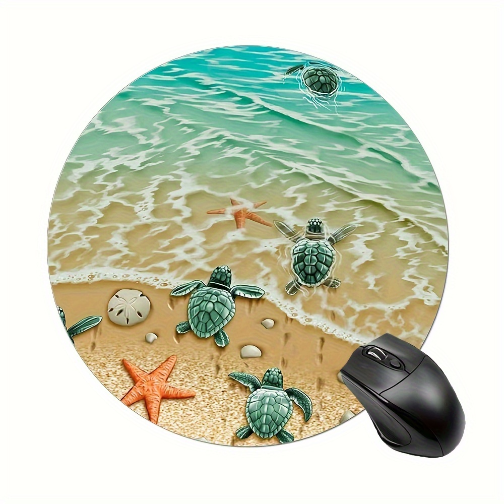 Adorable Turtle Starfish Round - Tech Table Accessories review and price